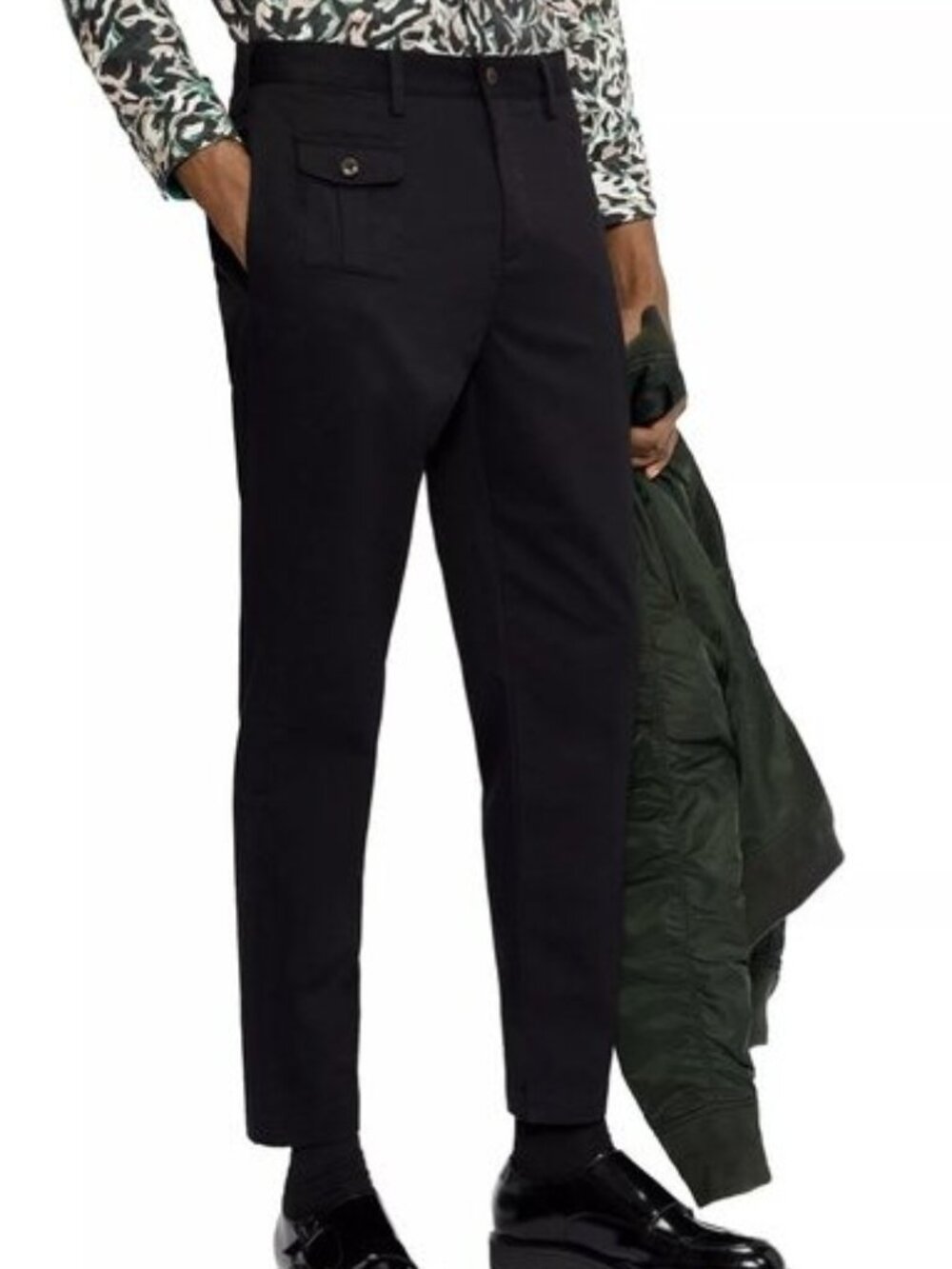 Ted Baker Mens Kosmos Camburn Brushed Twill Regular Fit Pants
